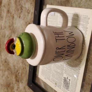 Over the rainbow pot of gold rae dunn mug topper